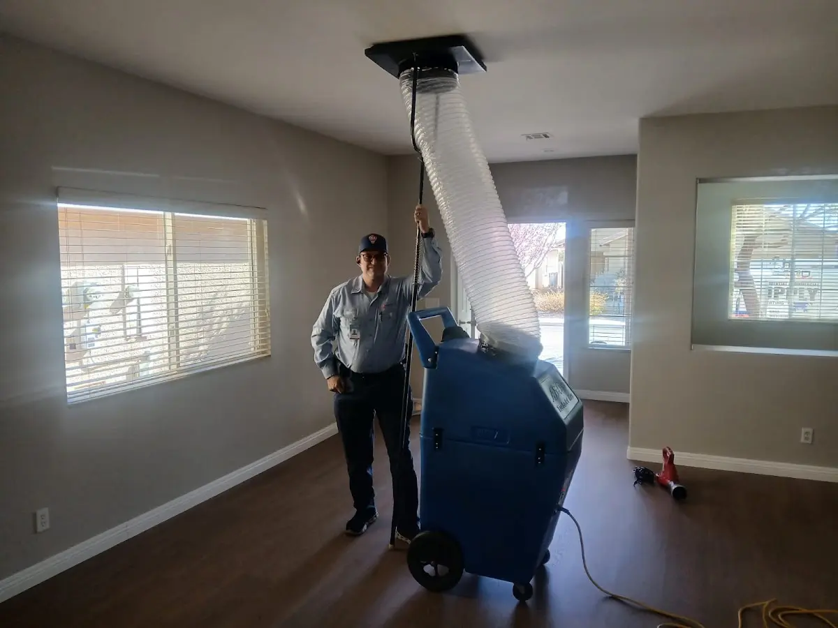 Professional Dryer Vent Cleaning work inside a District Heights home
